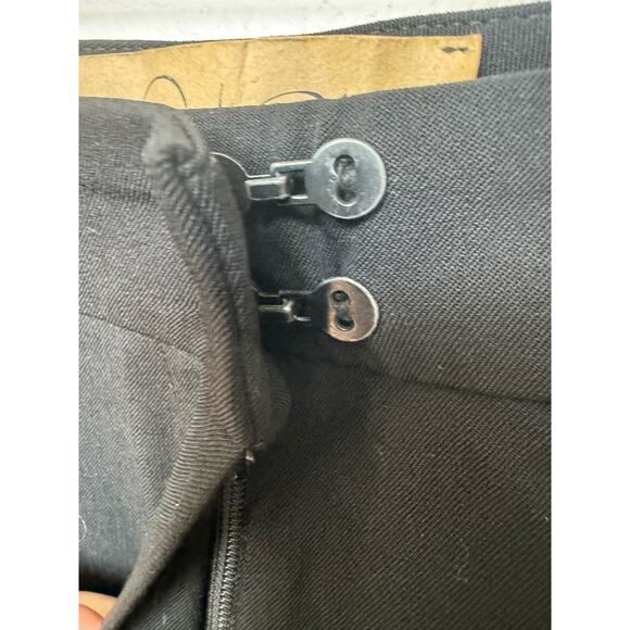 Annette Gortz Trouser Pants Straight Leg Lightweight Wool Black Women Sz 38 M - Picture 4 of 7